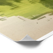 Summer Lake Castle Poster (Ecke)