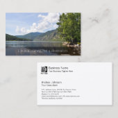 Summer Lake Inspiration Business Name Card Visitenkarte (Vorne/Hinten)