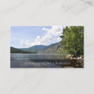 Summer Lake Inspiration Business Name Card Visitenkarte