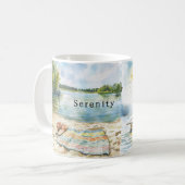 Summer Lake Serenity Kaffeetasse (Vorderseite Links)