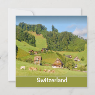 Summer Landscape in Schweiz - Flachkarte