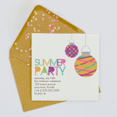 Summer Lanterns Party Einladungen