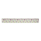 Summer Lavender Dandelion Design Satinband (Vorderseite)