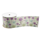 Summer Lavender Dandelion Design Satinband (Spule)