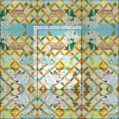 Summer Lavender Lemonade Stoff (Kachel)