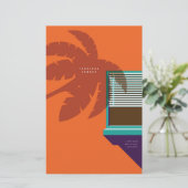 Summer Layout Poster Briefpapier (Stehend Vorderseite)