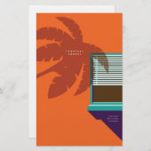 Summer Layout Poster Briefpapier (Vorne/Hinten)