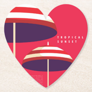 Summer Layout Poster Untersetzer