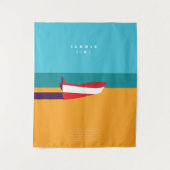 Summer Layout Poster Wandteppich (Vorderseite)