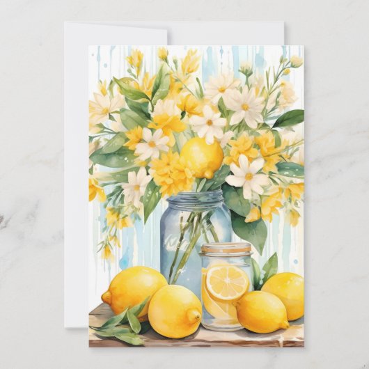 Summer Lemon Blossom Jar Ankündigung (Vorderseite)