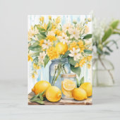 Summer Lemon Blossom Jar Ankündigung (Stehend Vorderseite)