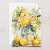 Summer Lemon Blossom Jar Ankündigung (Vorne/Hinten)