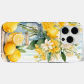 Summer Lemon Blossom Jar Case-Mate iPhone Hülle (Rückseite (Horizontal))