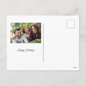 Summer Lemon Blossom Jar Feiertagspostkarte (Rückseite)