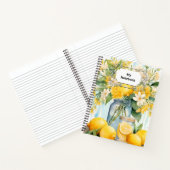 Summer Lemon Blossom Jar Notizblock (Innenseite)
