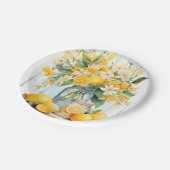 Summer Lemon Blossom Jar Pappteller (Schrägansicht)