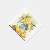 Summer Lemon Blossom Jar Serviette (Ecke)