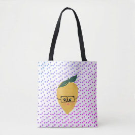 Summer Lemon Cartoon Hand Drawn Doodle Tasche