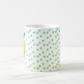 Summer Lemon Citrus Dots Cartoon Kaffee Tasse (Mittel)