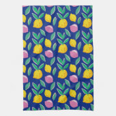 Summer Lemon Colorful Geschirrtuch (Vertikal)