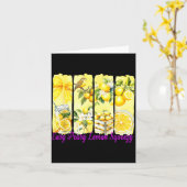 Summer Lemon,coquette Bow Summer Funny Gift Tee Wi Karte (Gelbe Blume)