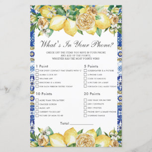 Summer Lemon Floral Baby Was ist in Ihrem Handyspi