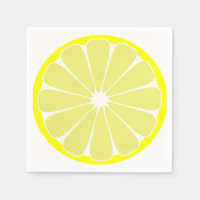 Summer Lemon Frucht Party Napkins