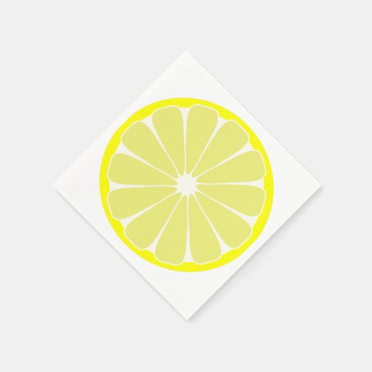 Summer Lemon Frucht Party Napkins Serviette (Ecke)