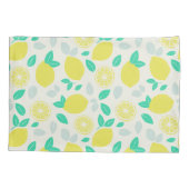 Summer Lemon Muster in Cream Kissenbezug (Rückseite)