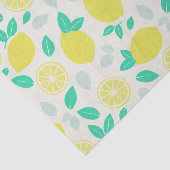 Summer Lemon Muster in Cream Seidenpapier (Ausschnitt)