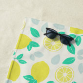 Summer Lemon Muster in Cream Strandtuch (Beispiel)