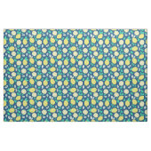 Summer Lemon Muster in Navy Blue Stoff (Fat Quarter (45,7 x 55,9 cm))