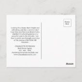 Summer Lemon Real Anwesen Postkarte (Rückseite)