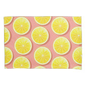 Summer Lemon Slices Pattern Kissenbezug (Vorderseite)
