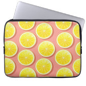 Summer Lemon Slices Pattern Laptopschutzhülle (Vorderseite)