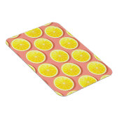 Summer Lemon Slices Pattern Magnet (Rechte Seite)