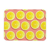 Summer Lemon Slices Pattern Magnet (Horizontal)