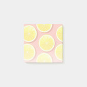 Summer Lemon Slices Pattern Post-it Klebezettel (Vorderseite)