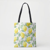 Summer Lemon Tote Bag Tasche (Vorderseite)