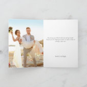 Summer Lemon Wedding Dankeskarte (Innenseite)