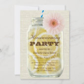 Summer Lemonade Housewarming Party Einladung (Vorderseite)