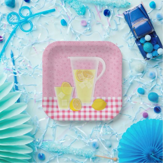 Summer Lemonade Plate Pappteller (Party)