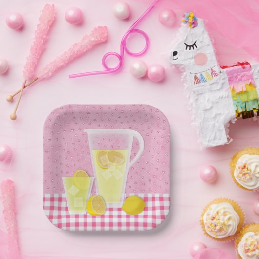 Summer Lemonade Plate Pappteller (Party)