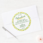 Summer Lemonade Pop by Runder Aufkleber (Umschlag)