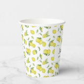 Summer Lemons Baby Dusche Pappbecher (Rechts)