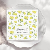 Summer Lemons Baby Dusche Serviette