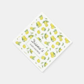 Summer Lemons Baby Dusche Serviette (Ecke)