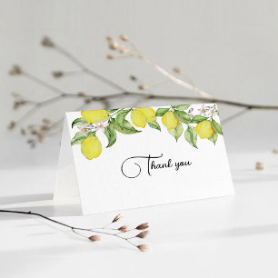 Summer Lemons Dankeschön Note Card