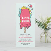 Summer Licks Party Einladung (Stehend Vorderseite)