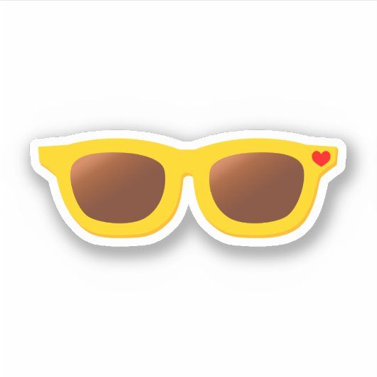 Summer Liebe Sticker (Vorderseite)